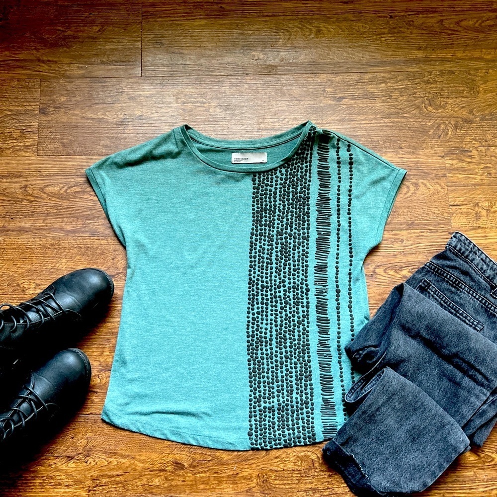 Mint green crop top